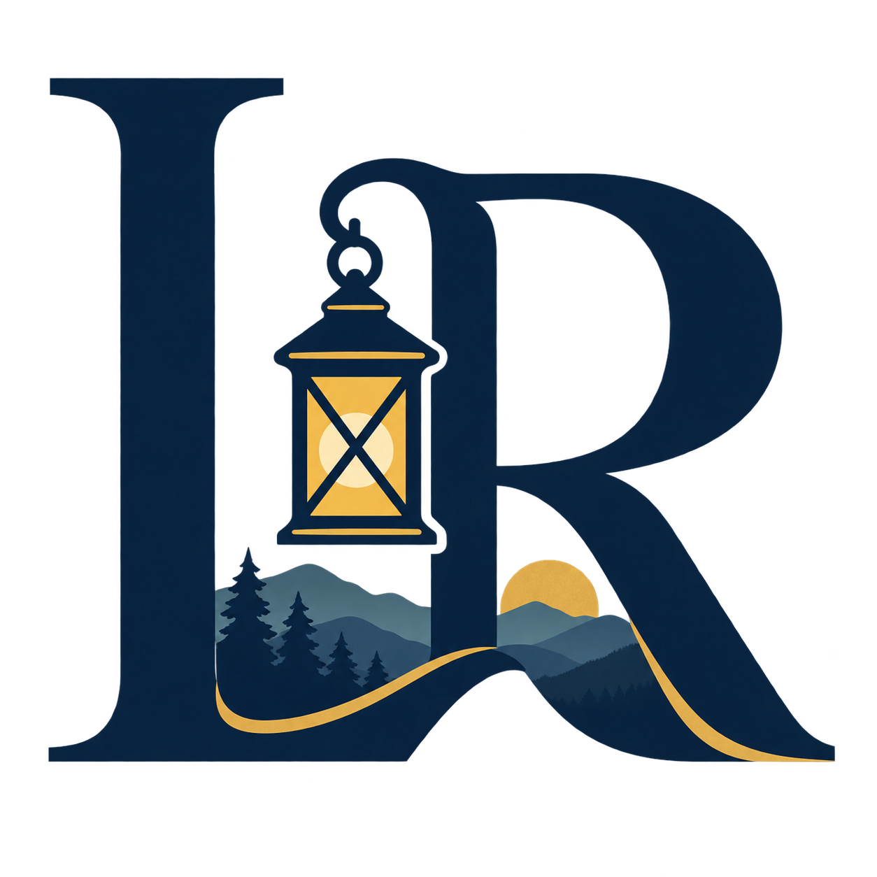 Lantern Ridge LR logo